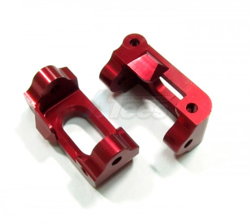 GPM Racing HPI Savage XS Flux Aluminum Front C-Hub 1 Pair Set Red