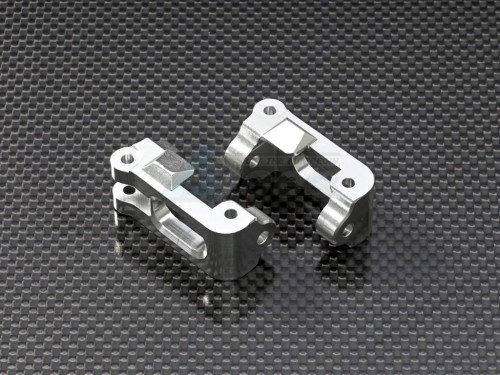 GPM Racing HPI Savage XS Flux Aluminum Front C-Hub 1 Pair Set Silver
