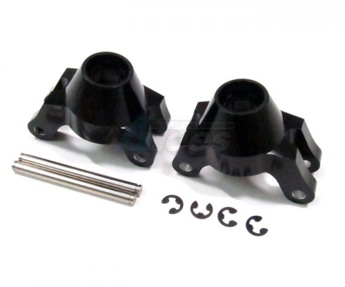 GPM Racing HPI Savage XS Flux Aluminum Rear Knuckle Arm - 1 Pair Set Black