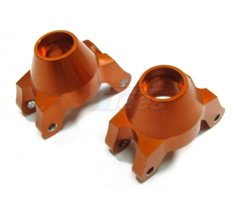 GPM Racing HPI Savage XS Flux Aluminum Rear Knuckle Arm - 1 Pair Set Orange