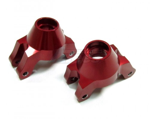 GPM Racing HPI Savage XS Flux Aluminum Rear Knuckle Arm - 1 Pair Set Red