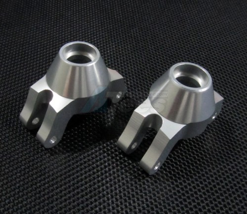 GPM Racing HPI Savage XS Flux Aluminum Rear Knuckle Arm - 1 Pair Set Silver