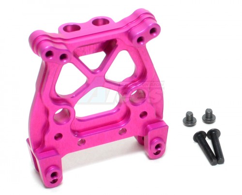 GPM Racing HPI Savage XS Flux Aluminum Front Shock Tower 1 Piece Pink