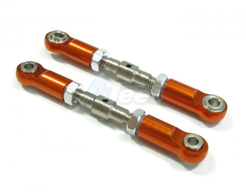 GPM Racing HPI Savage XS Flux Aluminum Front Or Rear Upper Arm Set -1 Pair Orange