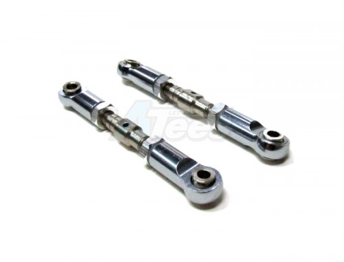 GPM Racing HPI Savage XS Flux Aluminum Front Or Rear Upper Arm Set -1 Pair Silver