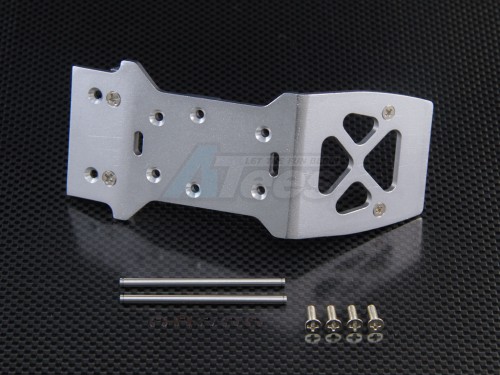 GPM Racing HPI Savage XS Flux Aluminum Rear Skid Plate Set Red