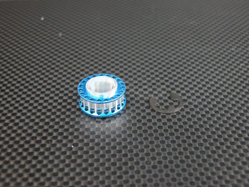 GPM Racing Mugen Seiki MTX3 Aluminum-7075 Rear Pulley 19t Of Middle Belt -1pc Blue