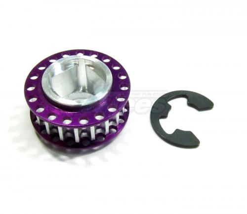 GPM Racing Mugen Seiki MTX3 Aluminum-7075 Rear Pulley 19t Of Middle Belt -1pc Purple