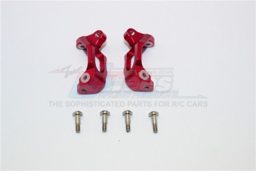 GPM Racing Axial Yeti Jr.™ High Strength Aluminum Front C Hubs - 6Pc Set Red