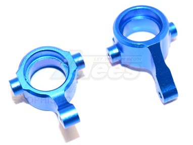 GPM Racing Axial Yeti Jr.™ Aluminum Front Knuckle Arm - 2Pc Set Blue