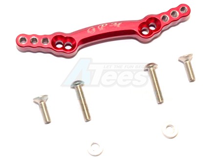 GPM Racing Axial Yeti Jr.™ Aluminium Front Shock Tower - 1Pc Set Red