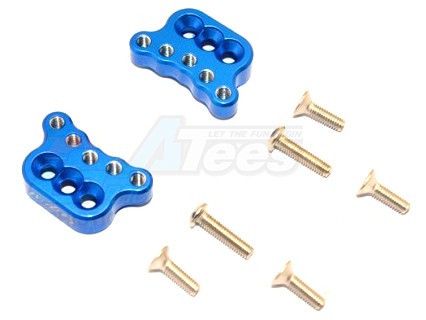 GPM Racing Axial Yeti Jr.™ Aluminium Rear Shock Tower - 1Pc Set Blue