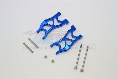 GPM Racing Axial Yeti Jr.™ Aluminum Front Arms - 8Pc Set Blue