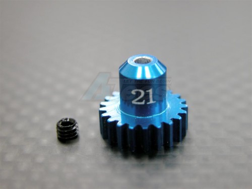 GPM Racing Kyosho Mini-Z AWD Aluminum Motor Gear (21t) With Screw - 1pc Set