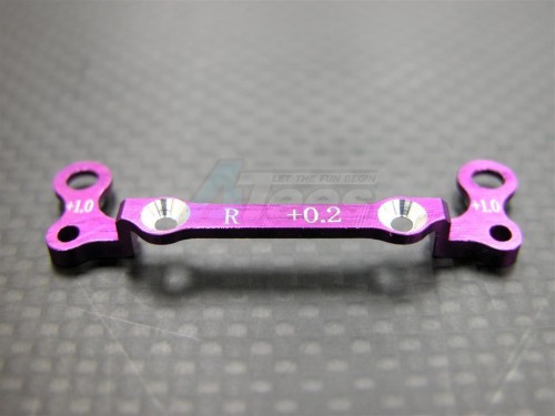 GPM Racing Kyosho Mini-Z AWD Aluminum Rear Knuckle Arm Holder (toe In + 0.2mm, Thick 1.0mm) - 1pc Gpm Design Champaign
