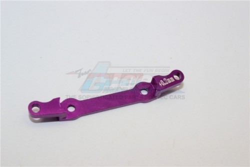 GPM Racing Kyosho Mini-Z AWD Aluminum Rear Knuckle Arm Holder (toe In +0.2mm) - 1 Piece Purple