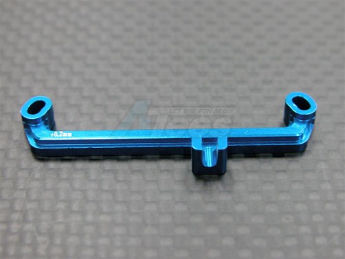 GPM Racing Kyosho Mini-Z AWD Aluminum Steering Plate (+0.2mm) - 1 Piece Blue