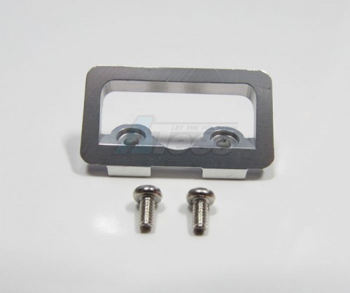 GPM Racing Kyosho Mini-Z AWD Aluminum Rear Skid Plate With Screws - 1 Piece Set Silver