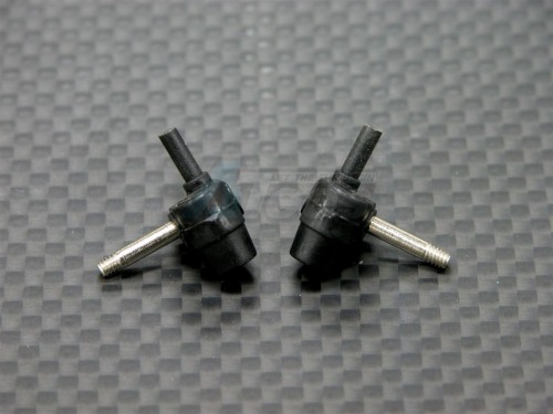 GPM Racing Kyosho Mini-Z MR-02 Nylon Front Knuckle Arm Set (1 Degree Caster)- 1 Pair Black