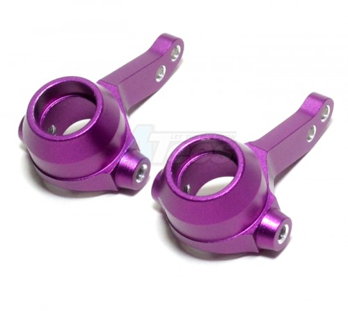 GPM Racing HPI Nitro MT 2 Aluminum Front Knuckle Arm Set - 1 Pair Purple