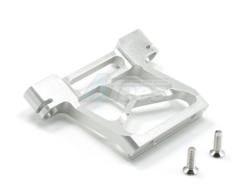 GPM Racing HPI Nitro MT 2 Aluminum Rear Damper Tower Brace Silver