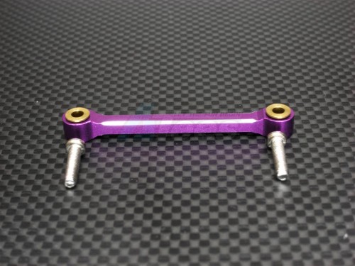 GPM Racing HPI Nitro MT 2 Aluminum Steering Plate - 1 pc Purple