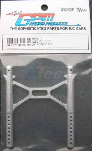 GPM Racing HPI Nitro MT 2 Aluminum Rear Body Post - 1pc Silver