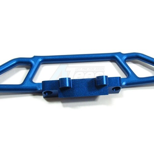 GPM Racing HPI Nitro MT 2 Aluminum Front Animal Guard - 1set Blue