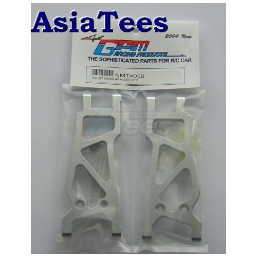 GPM Racing HPI Nitro MT Aluminum Rear Arms Set - 1 Pair Silver