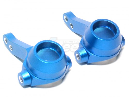 GPM Racing HPI RS4 3 Aluminum Front Knuckle Arm -1 Pair Blue