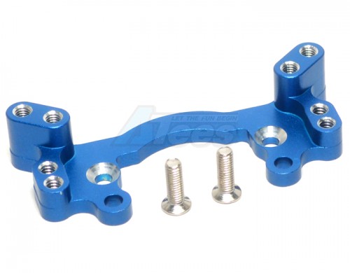 GPM Racing HPI RS4 3 Aluminum Front Shock Mount Tower With Screws -1pc Set Blue