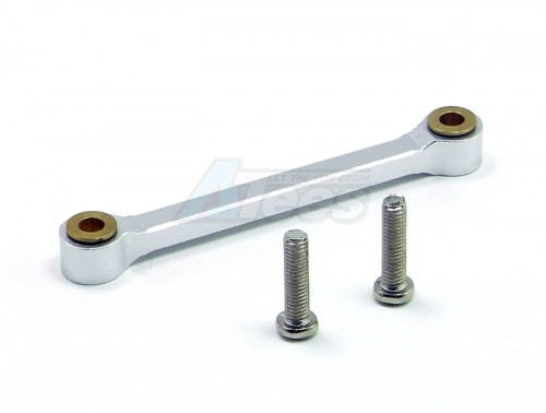 GPM Racing HPI RS4 3 Aluminum Steering Plate Silver