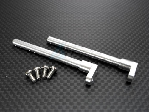 GPM Racing HPI RS4 3 Aluminum Rear Body Post Set - 1 PR Silver