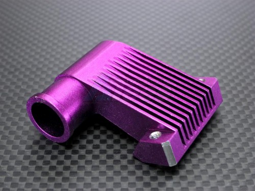 GPM Racing HPI RS4 3 Manifold Joint For 12-15 Class Side Engine-1 Piece Purple