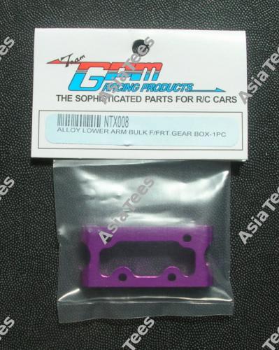 GPM Racing Team Losi XXX-NT Aluminum Lower Arm Bulk For Front Gear Box With Collars - 1pc Set