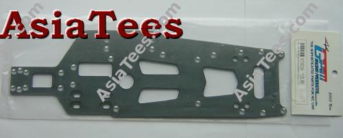 GPM Racing Team Losi XXX-NT Aluminum Main Chassis Set 3mm Thick Gun Metal