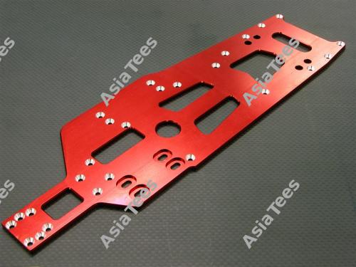 GPM Racing Team Losi XXX-NT Aluminum Main Chassis Set 3mm Thick Red