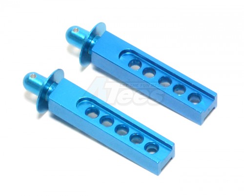 GPM Racing Traxxas 1/16 Ford Fiesta ALUMINUM FRONT BODY POST - 1PR