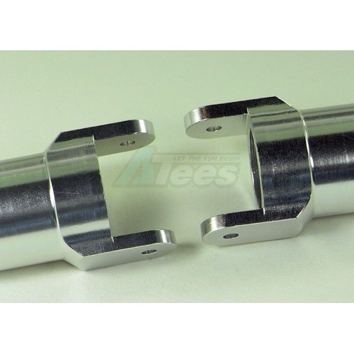 GPM Racing Team Losi Mini Rock Crawler Aluminum Rear Knuckle Arm - 1 Pair Silver