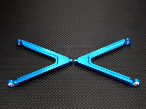 GPM Racing Team Losi Mini Rock Crawler Aluminum Front & Rear Arms - 1 Pair Blue