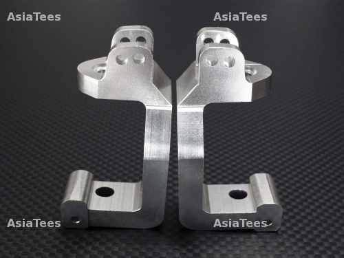 GPM Racing Team Associated RC8 Aluminum C-hub-1 Pair Silver