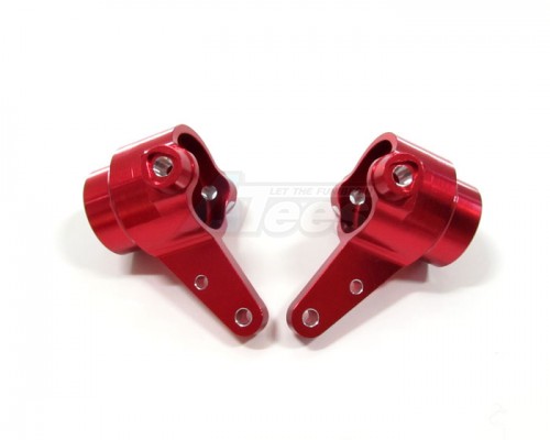 GPM Racing Team Associated RC8 Aluminum Front Knuckle Arm - 1 Pair Red