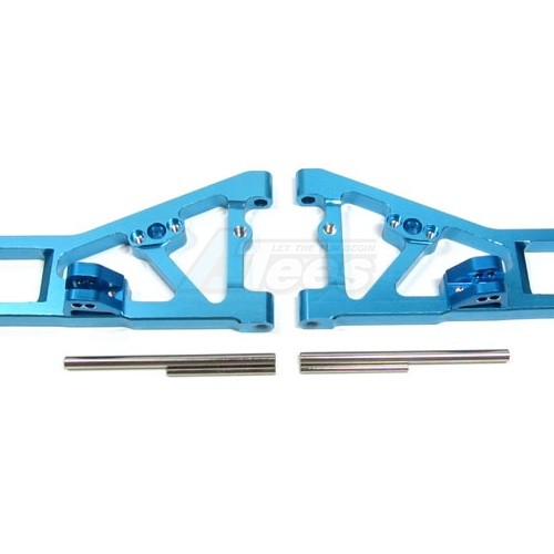 GPM Racing Team Associated RC8 Aluminum Front Lower Arm - 1 Pair Blue