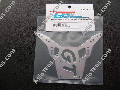 GPM Racing Team Associated RC10GT Aluminum Rear Shock Stay Silver