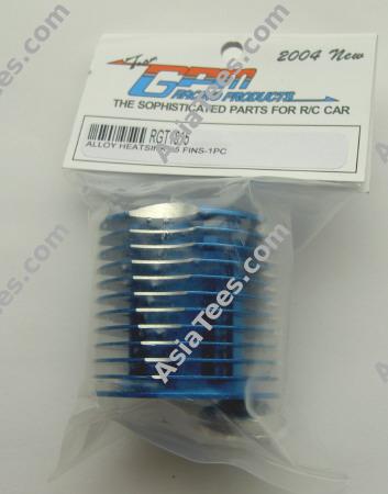 GPM Racing Team Associated RC10GT Aluminum Heat Sink 15 Fins Blue