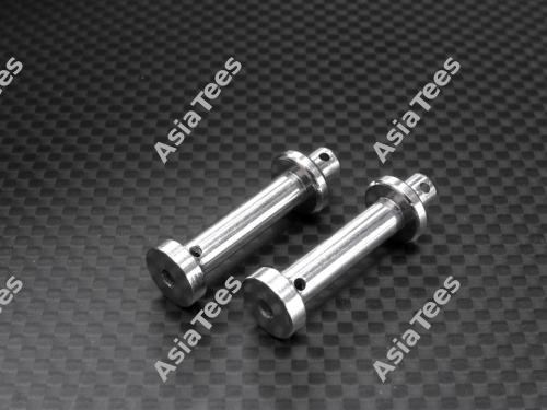 GPM Racing Team Associated RC10GT Aluminum Front Body Mount Set Silver