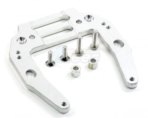 GPM Racing HPI Nitro, Rush Evo Aluminum Front Shock Mount Tower Silver