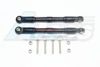 GPM Racing Team Losi Rock Rey Aluminium Front Turnbuckle For Steering - 10Pcs Set Black