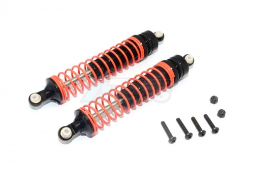 GPM Racing Axial RR10 Bomber Aluminium Front/Rear Adjustable Spring Damper (105Mm) Withm Aluminium Ball Ends - 1Pr Set Black