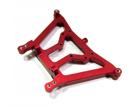 GPM Racing Traxxas Rustler VXL Aluminum Rear Damper Mount Red